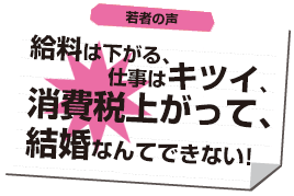 参加しよう　若者雇用を課題とした学習会の開催と若者「一言カード」運動